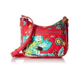 Vera Bradley Mini Vivian Crossbody Shoulder Bag in Rumba Quilted Cotton